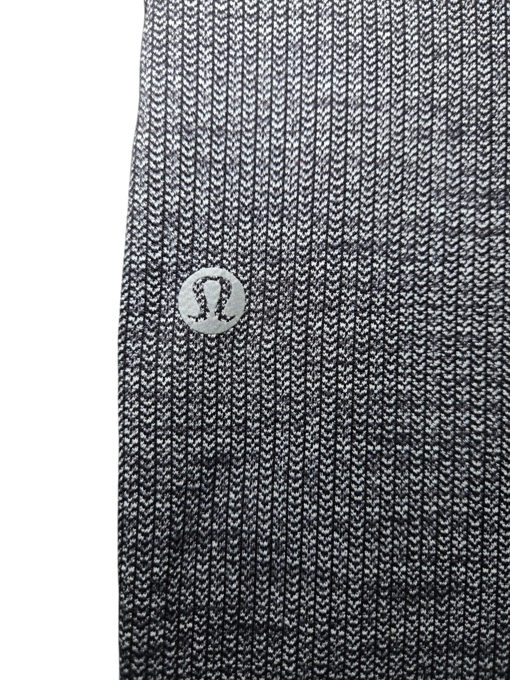 Lululemon Speed Up Tight 30" - Variegated Knit Black Heathered Black - Picture 8 of 12
